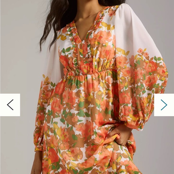 Anthropologie x Veneet Bahl Long Sleeve Dress - Picture 3 of 8